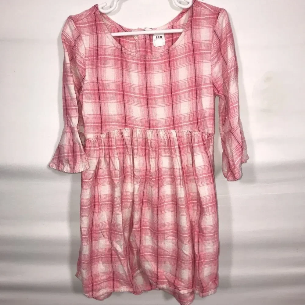 Gap Pink Plaid Dress